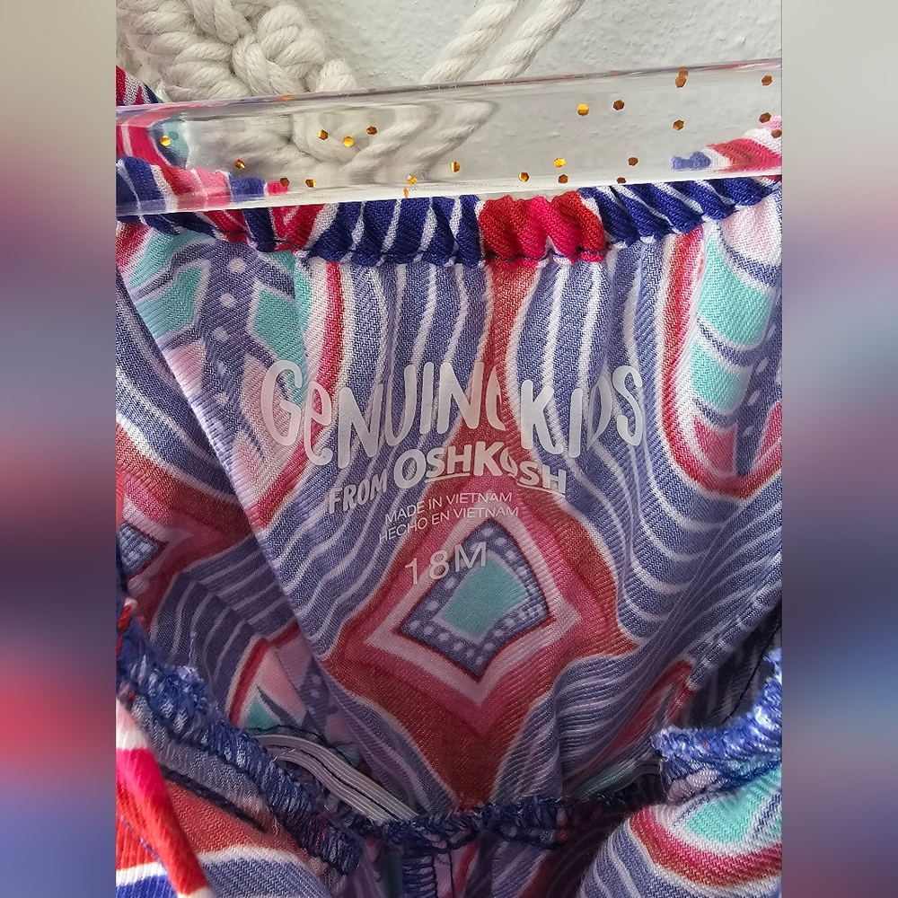 Colorful Patterned Jumpsuit - Picture 4 of 4